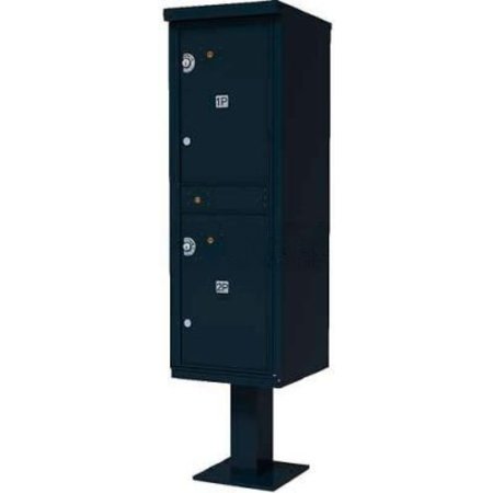 FLORENCE MFG CO Valiant Outdoor Parcel Locker, Black 1590T1BKAF